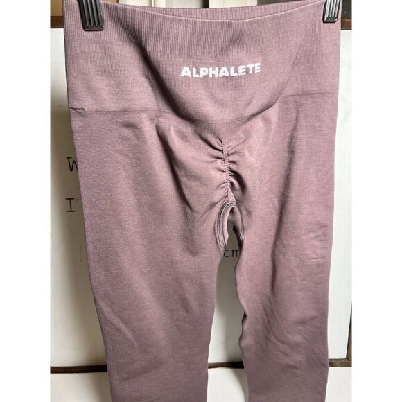Alphalete OG Original Leggings Purple  - Small - Scrunch Bum.    J - Picture 1 of 7